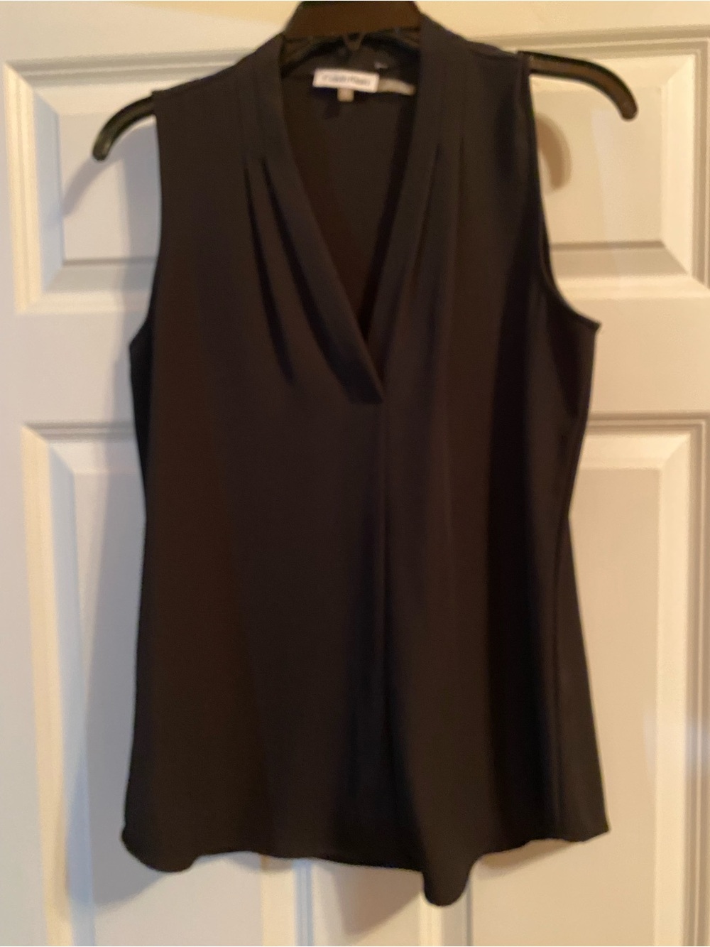 Calvin Klein Black Sleeveless V-Neck Camisole